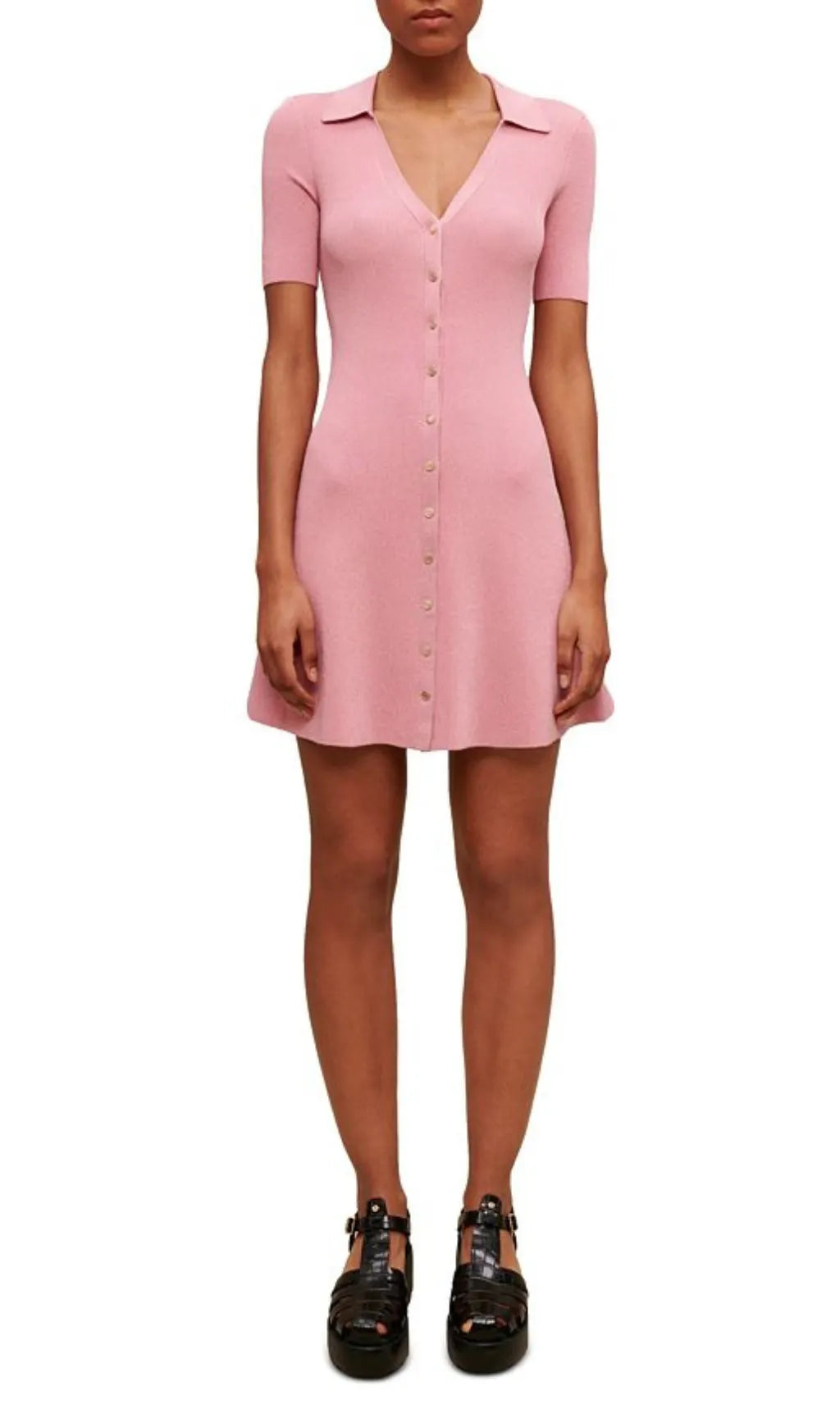KNIT POLO MINI DRESS Flowering Girl