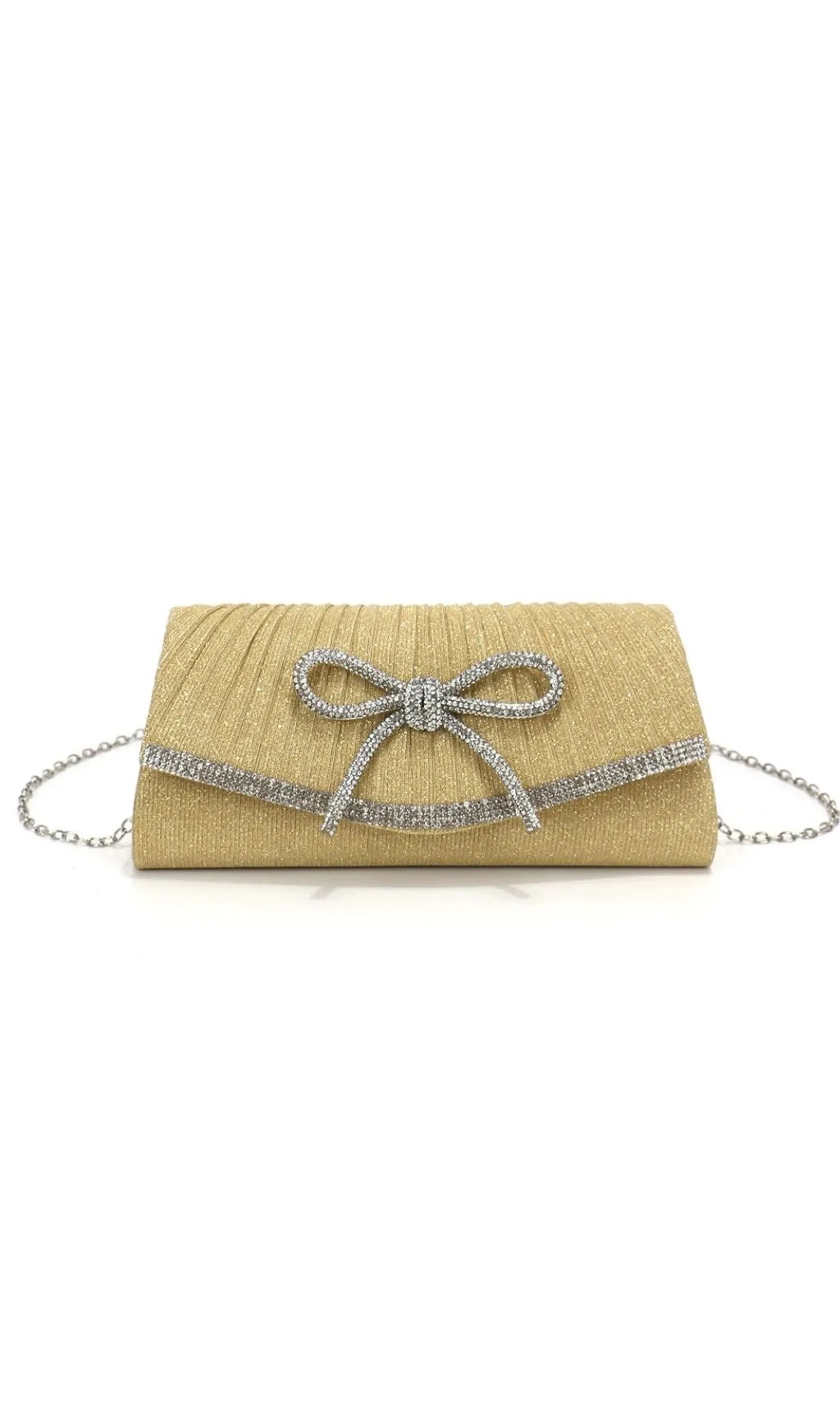 Leeah Bow Diamante Handbag Flowering Girl