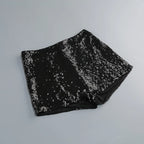 Sequin Strap Maxi Dress In Black Flowering Girl