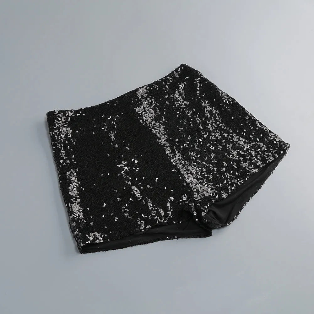 Sequin Strap Maxi Dress In Black Flowering Girl