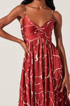 Maeve Pleated Midi Dress Flowering Girl