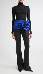 Joie Black Flower Three-Piece Set Flowering Girl
