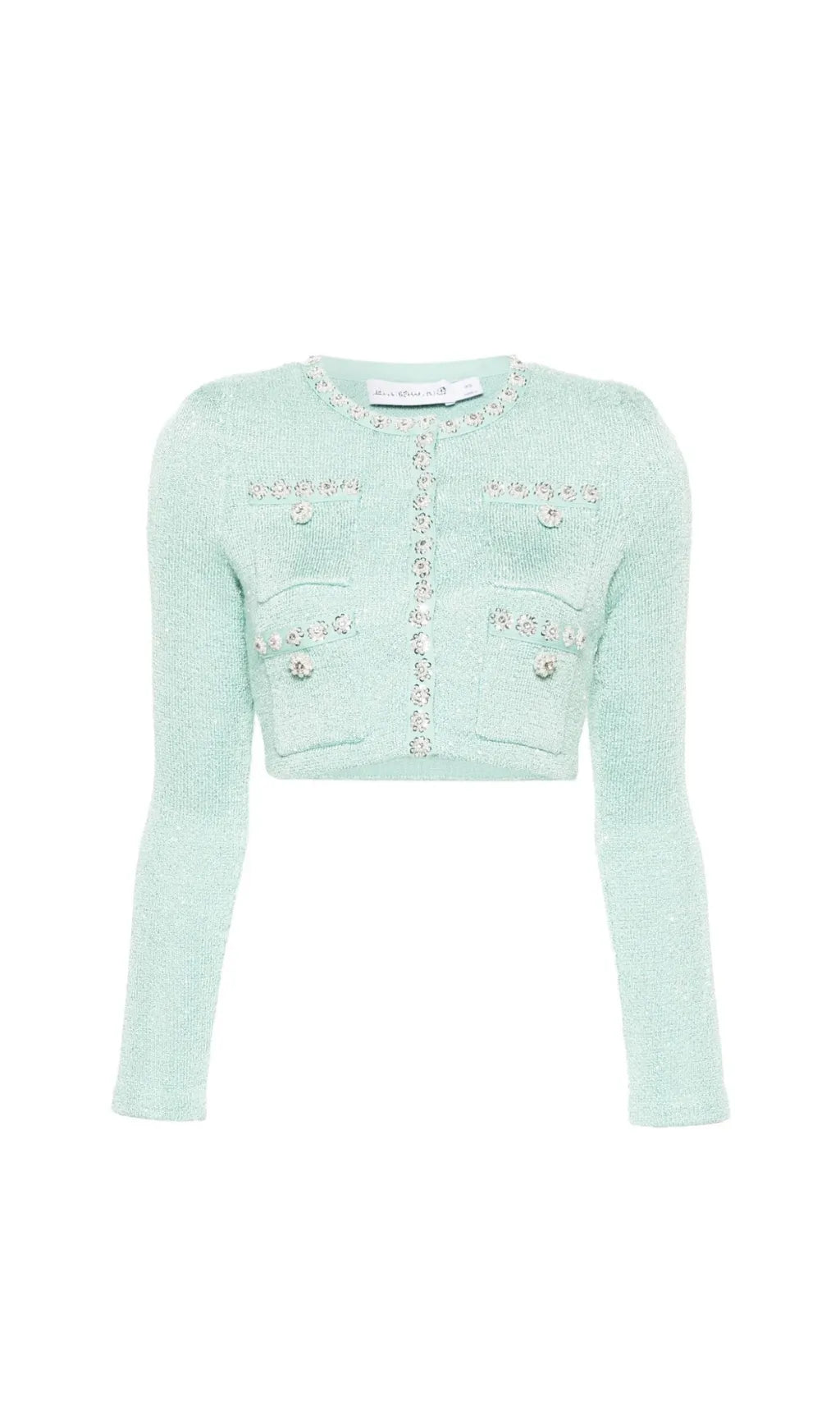 MINT SEQUIN KNIT CARDIGAN Flowering Girl