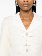 CREAM SEQUIN KNIT MINI DRESS Flowering Girl