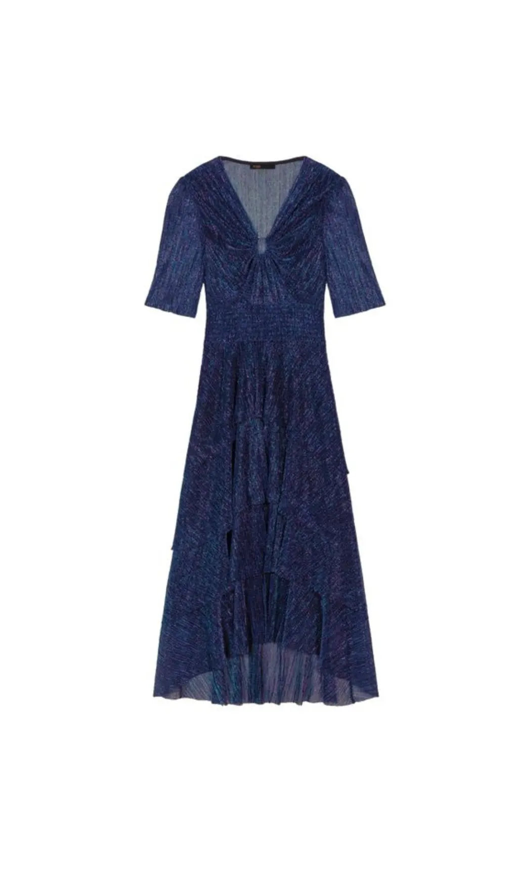 RUFFINAE TIERED METALLIC DRESS Flowering Girl