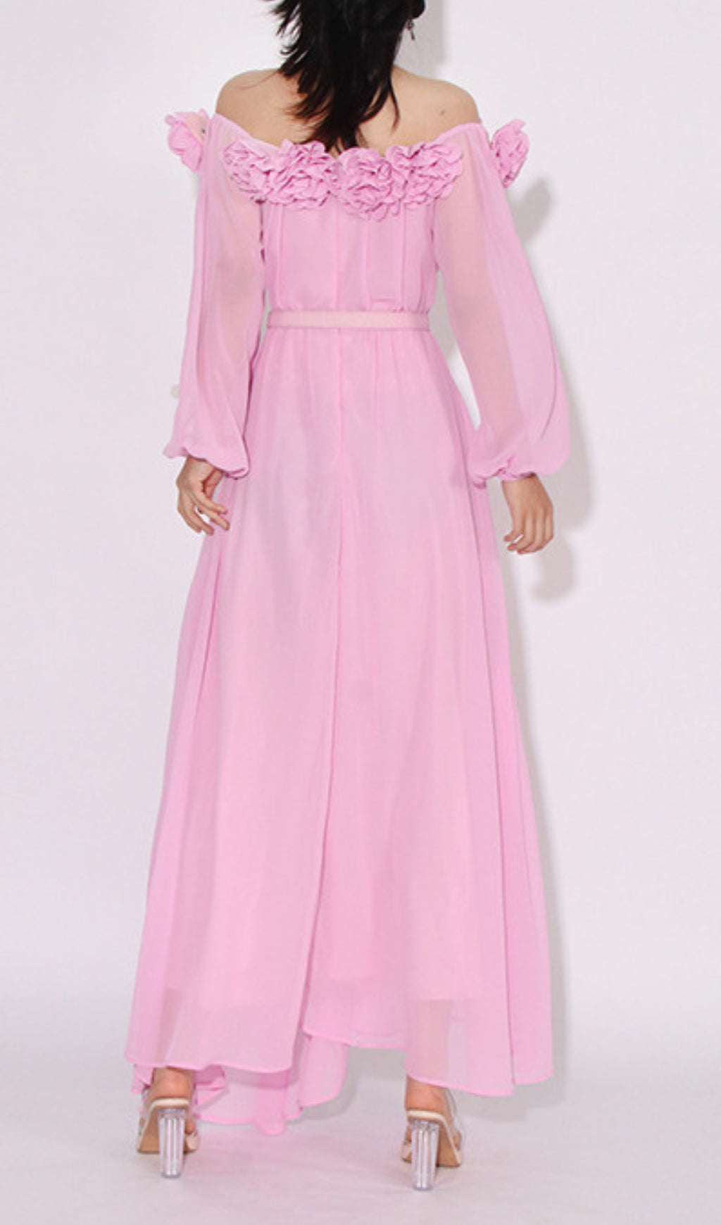 Ascella Flower Shoulder Maxi Dress Flowering Girl
