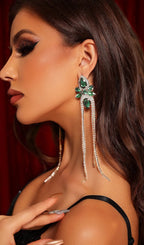Diamonate Earrings Flowering Girl