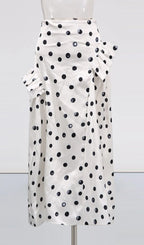 Iwan Dot Midi Skirt Flowering Girl