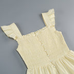 Fahari Yellow Midi Dress Flowering Girl
