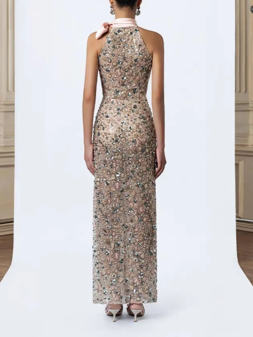 Madalynn Sleeveless Embellished Maxi Dress Flowering Girl