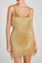 Tammy Gold Dress Flowering Girl