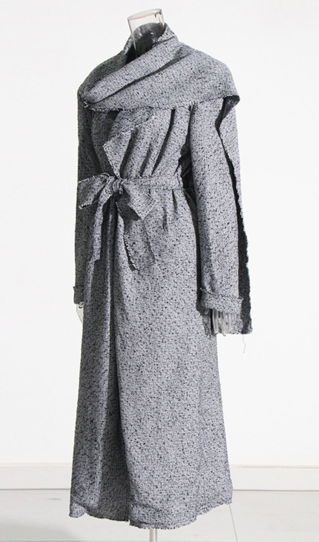 Astrid Collar Houndstooth Coat Flowering Girl