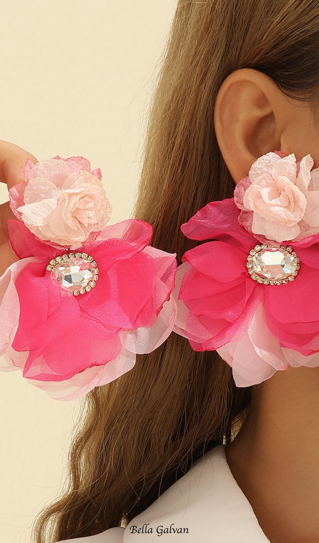 Cyrene Flower Earrings Flowering Girl