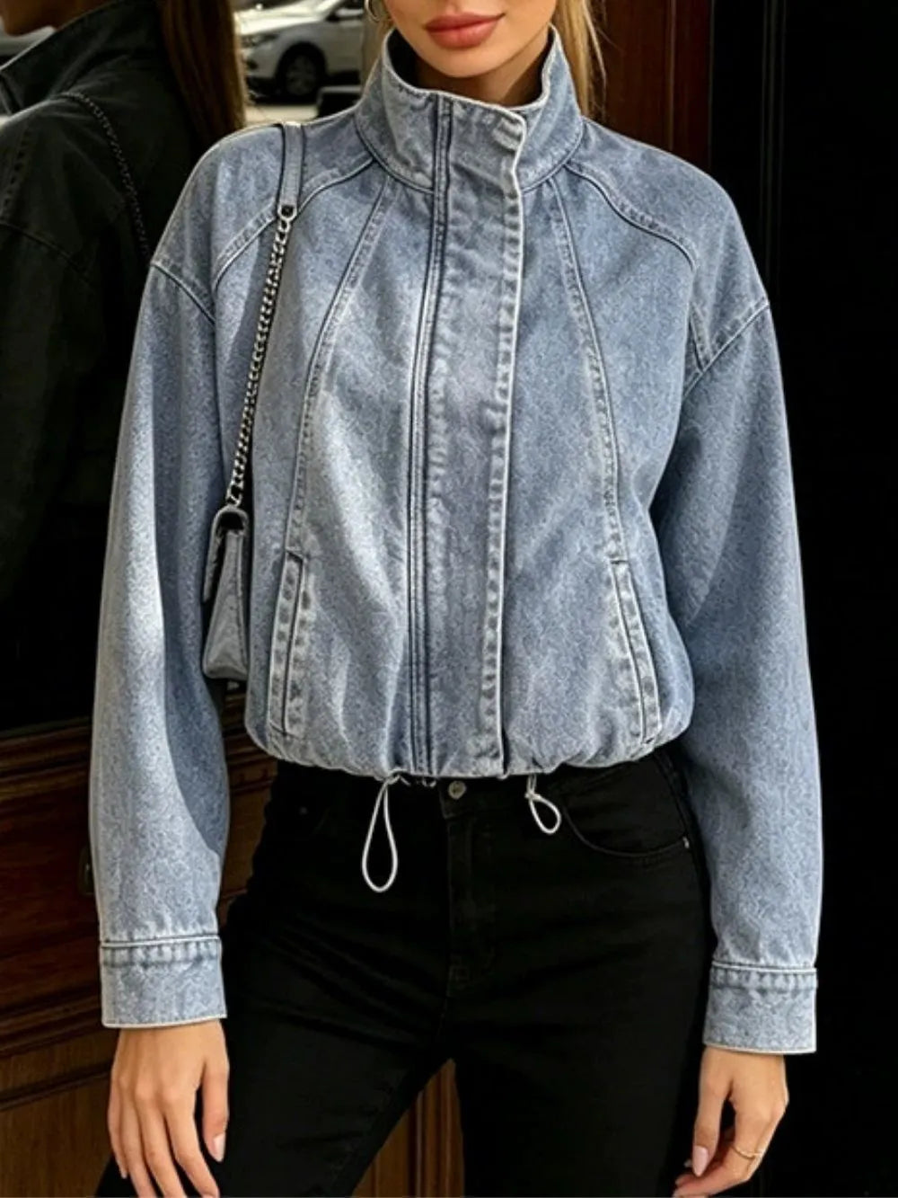 Matoaka Denim Jacket Flowering Girl