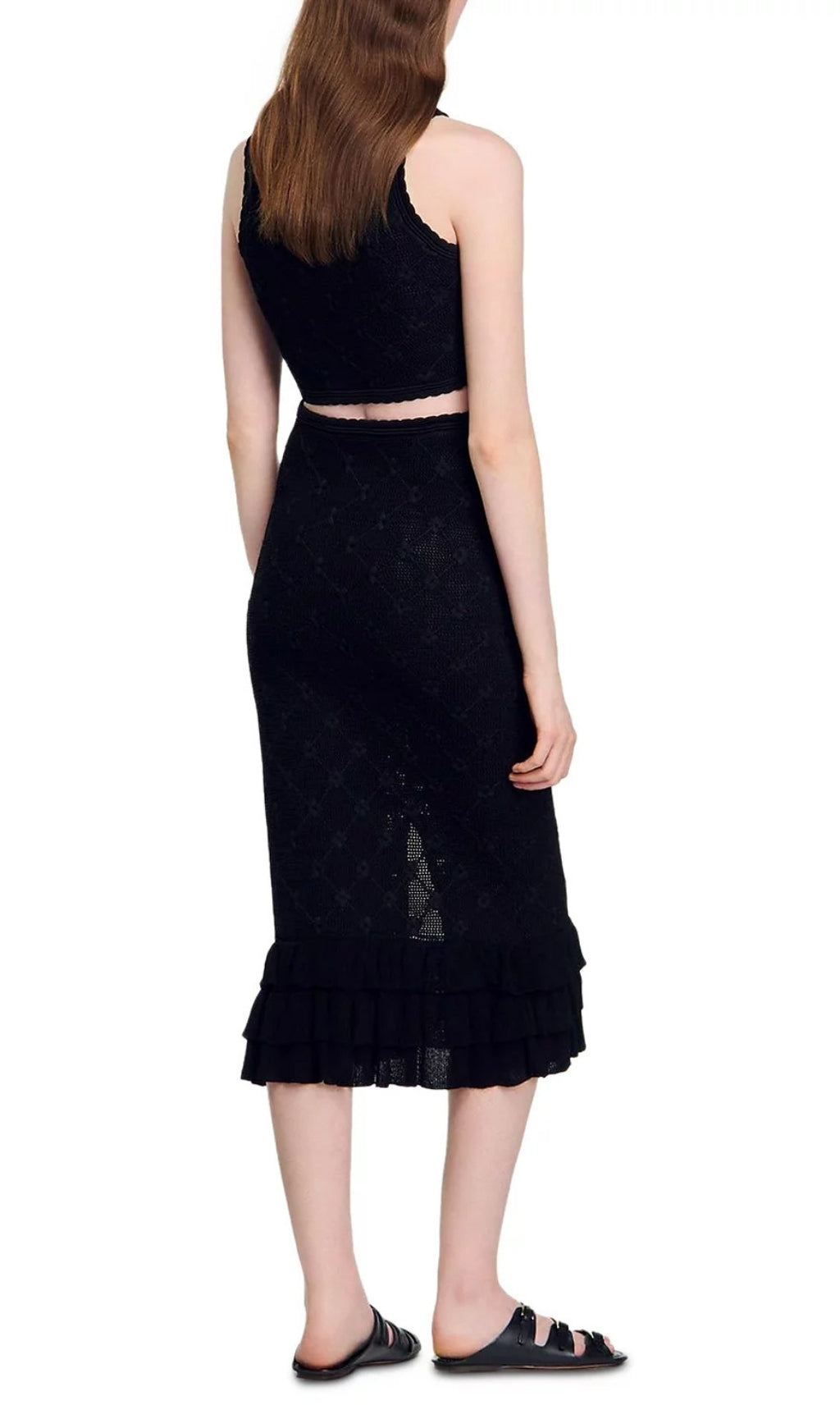 Knit Midi Skirt Flowering Girl