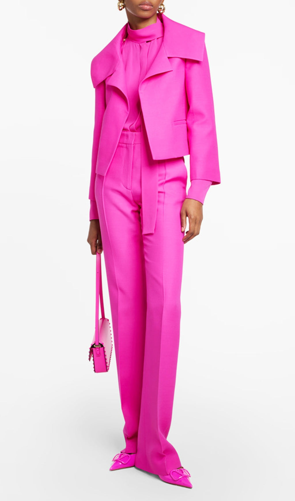 Aubrielle Pink Two-Piece Suit Flowering Girl