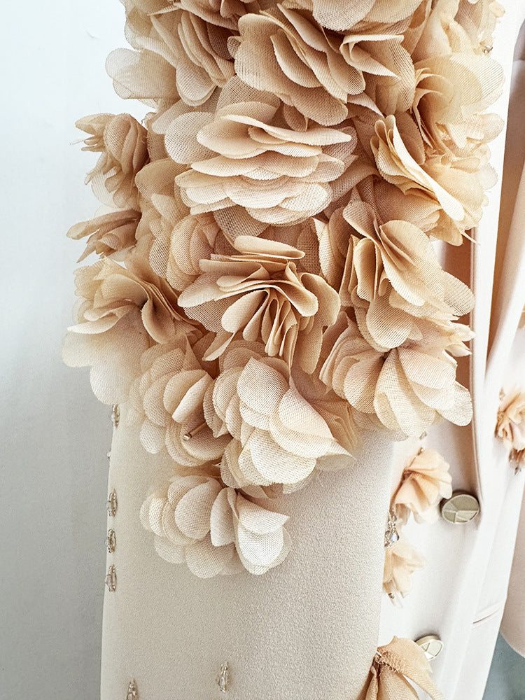 Boudewijn Flower Embellished Blazer Dress Flowering Girl