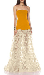 Gaenor Strapless Maxi Dress Flowering Girl