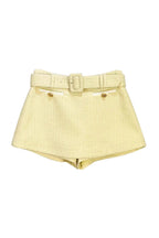 Sigrid Boucle Skort In Yellow Flowering Girl