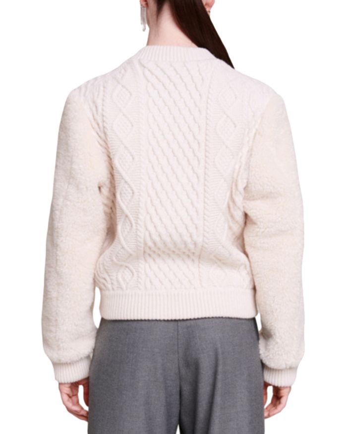 FAUX FUR SLEEVE JACKET Flowering Girl