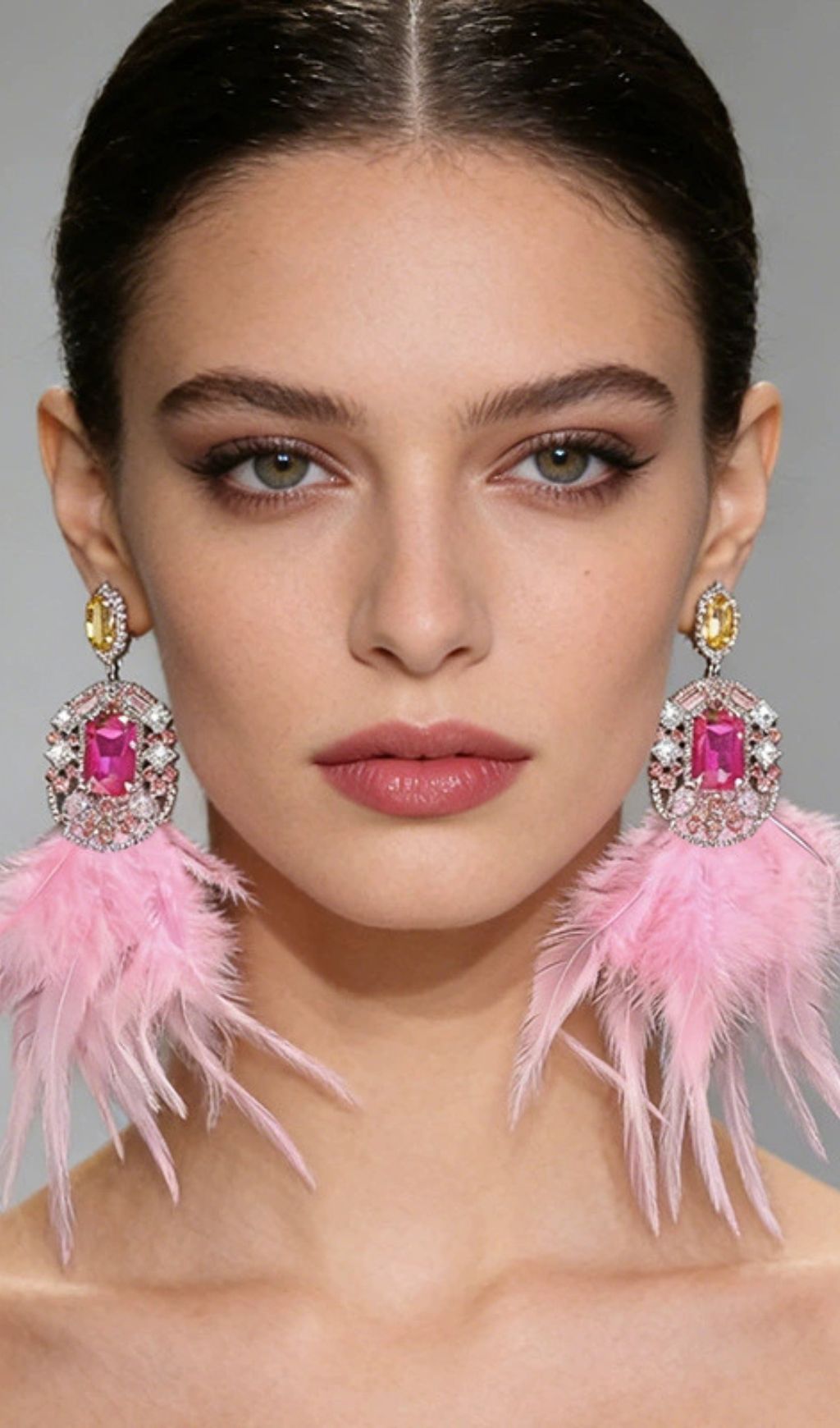 Kaelynn Pink Earrings Flowering Girl