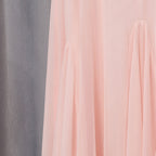 Pale Pink Lightweight Jersey Mermaid Gown Flowering Girl