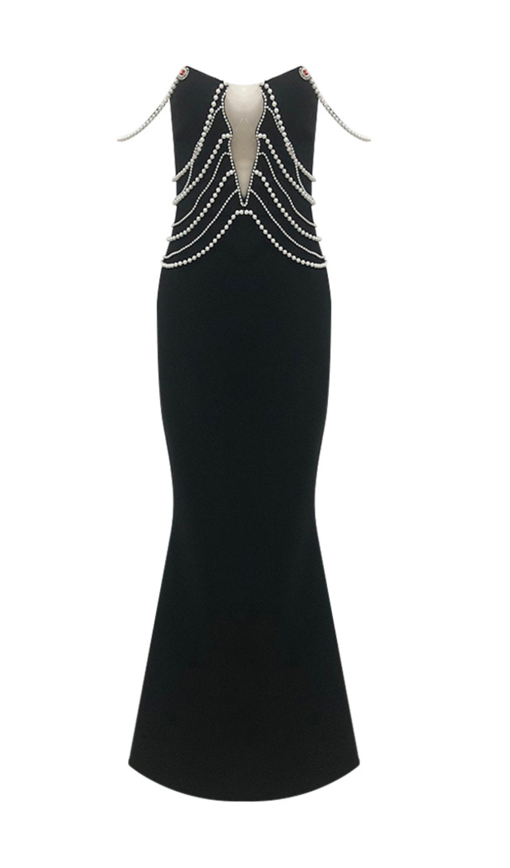 Clifton Black Pearl Bandage Maxi Dress Flowering Girl