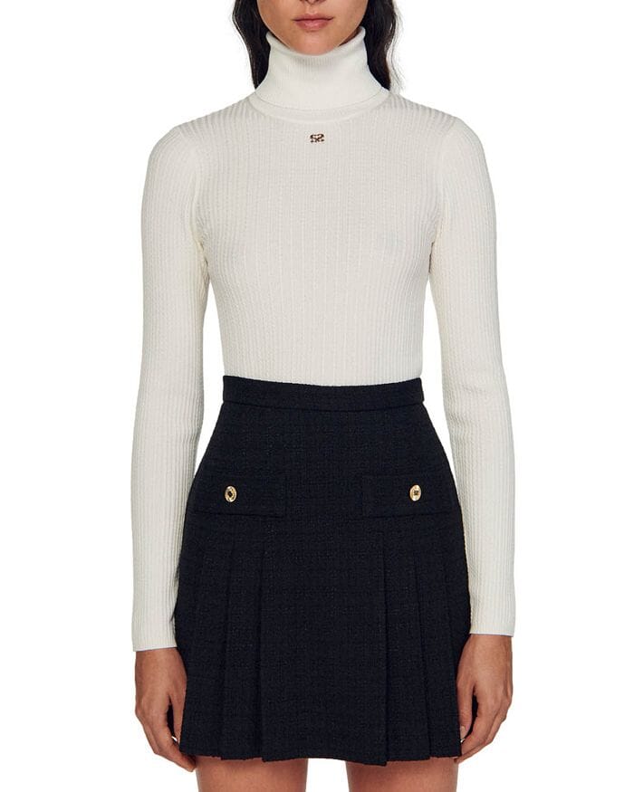 KATYNA TWEED PLEATED SKIRT Flowering Girl