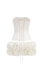 Clegg White Corset Flower Two-Piece Set Flowering Girl