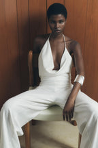 Long Rustic Jumpsuit Flowering Girl