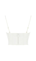 Brown Corset Top Flowering Girl