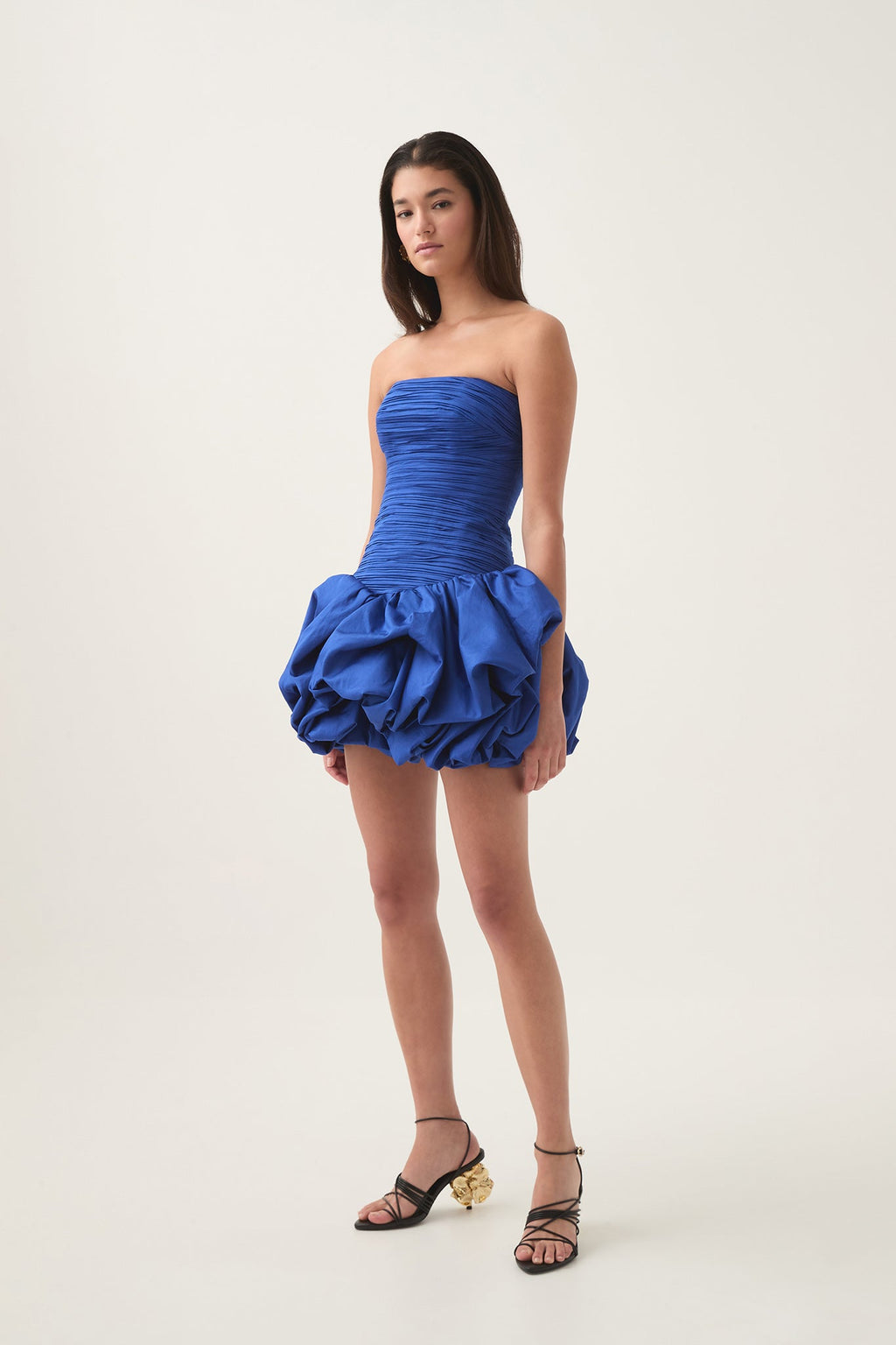 Violette Bubble Hem Mini Dress Flowering Girl