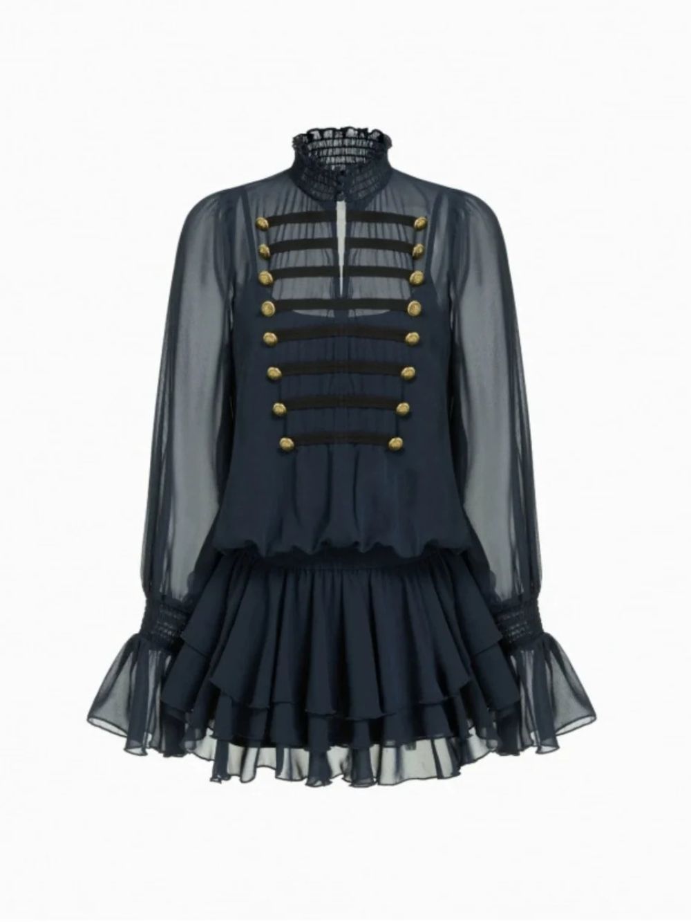 Cindrel Long Sleeve Ruffle Dress Set Flowering Girl