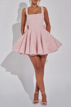 Dorothy Mini Dress - Blush Flowering Girl