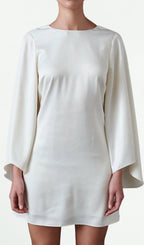 Bell-Sleeve Mini Dress Flowering Girl