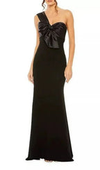Kfira Black Bow Maxi Dress Flowering Girl