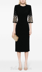 Highball Queen crystal-embellished midi dress Flowering Girl