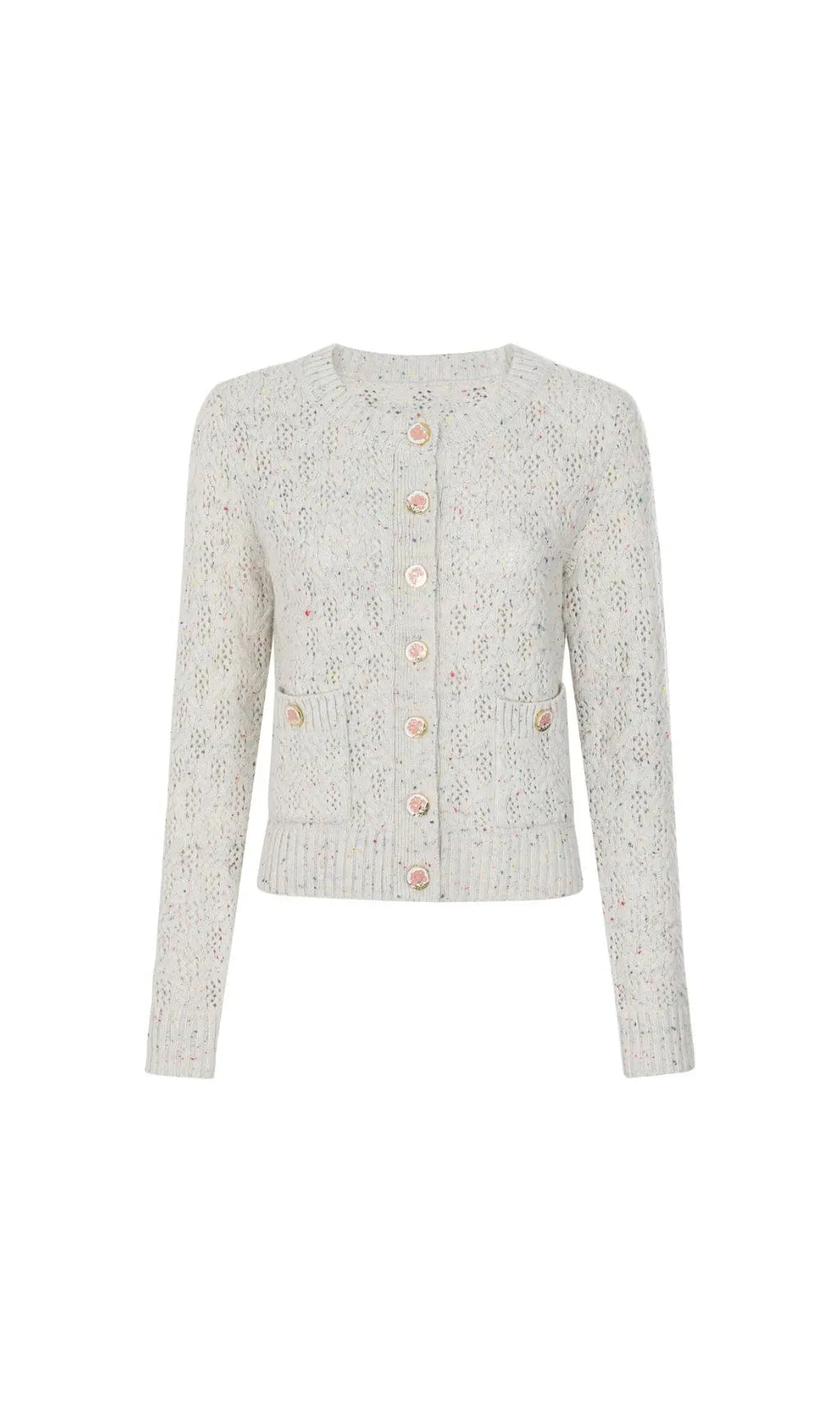 Juliet Floral Button Cardigan Flowering Girl
