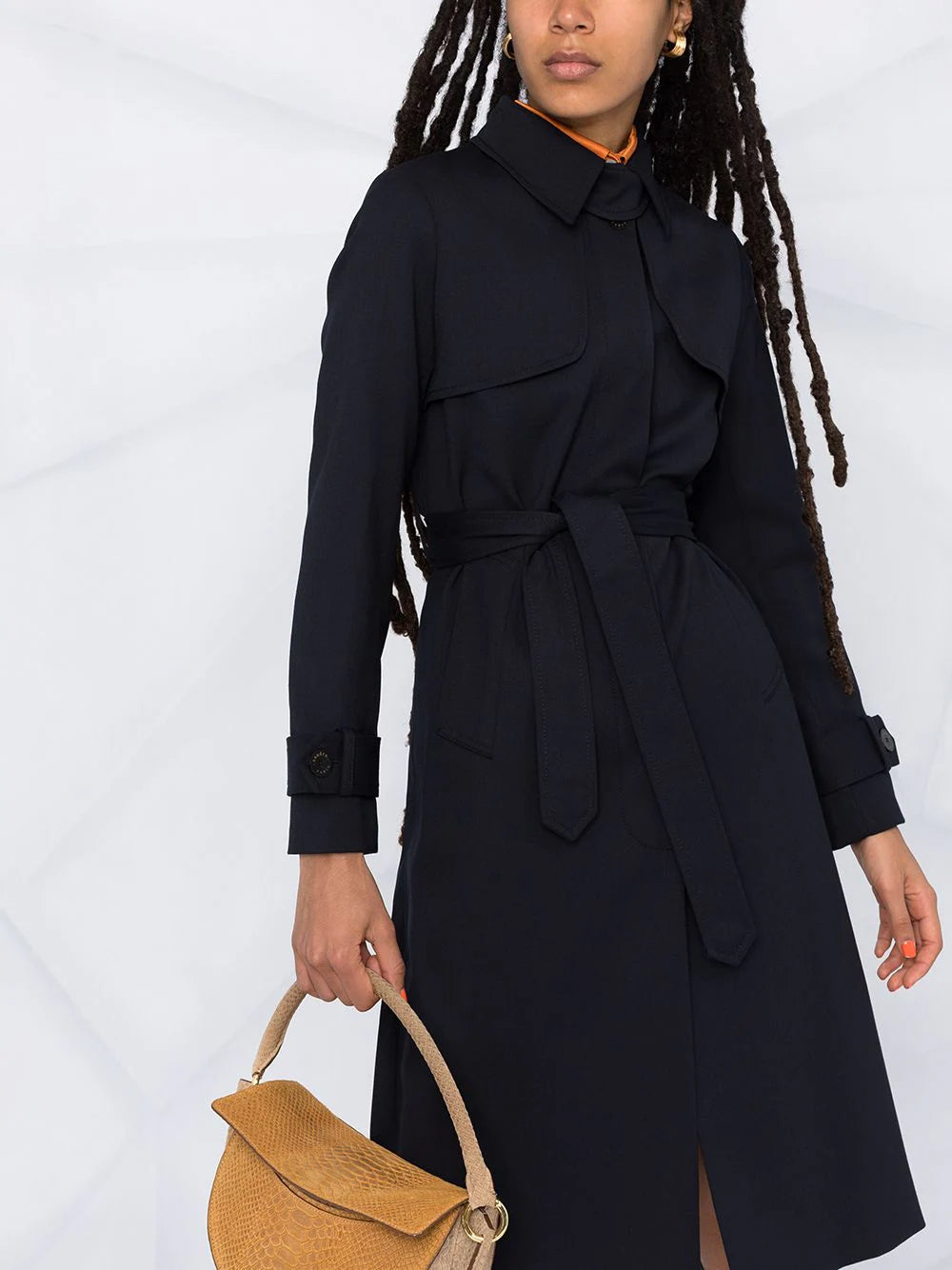 PLEAT-BACK TRENCH COAT Flowering Girl