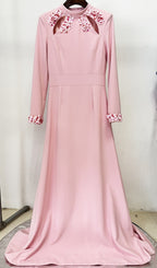 Euleta Sequin Embellished Long Sleeve Gown Flowering Girl