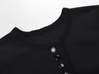 Cropped Cardigan Flowering Girl