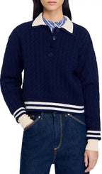 Fred Cable Knit Sweater Flowering Girl