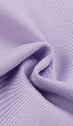 Bandeau Bandage Mini Dress In Lilac Flowering Girl