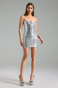 Lelia Sleeveless Sequin Mini Dress Flowering Girl