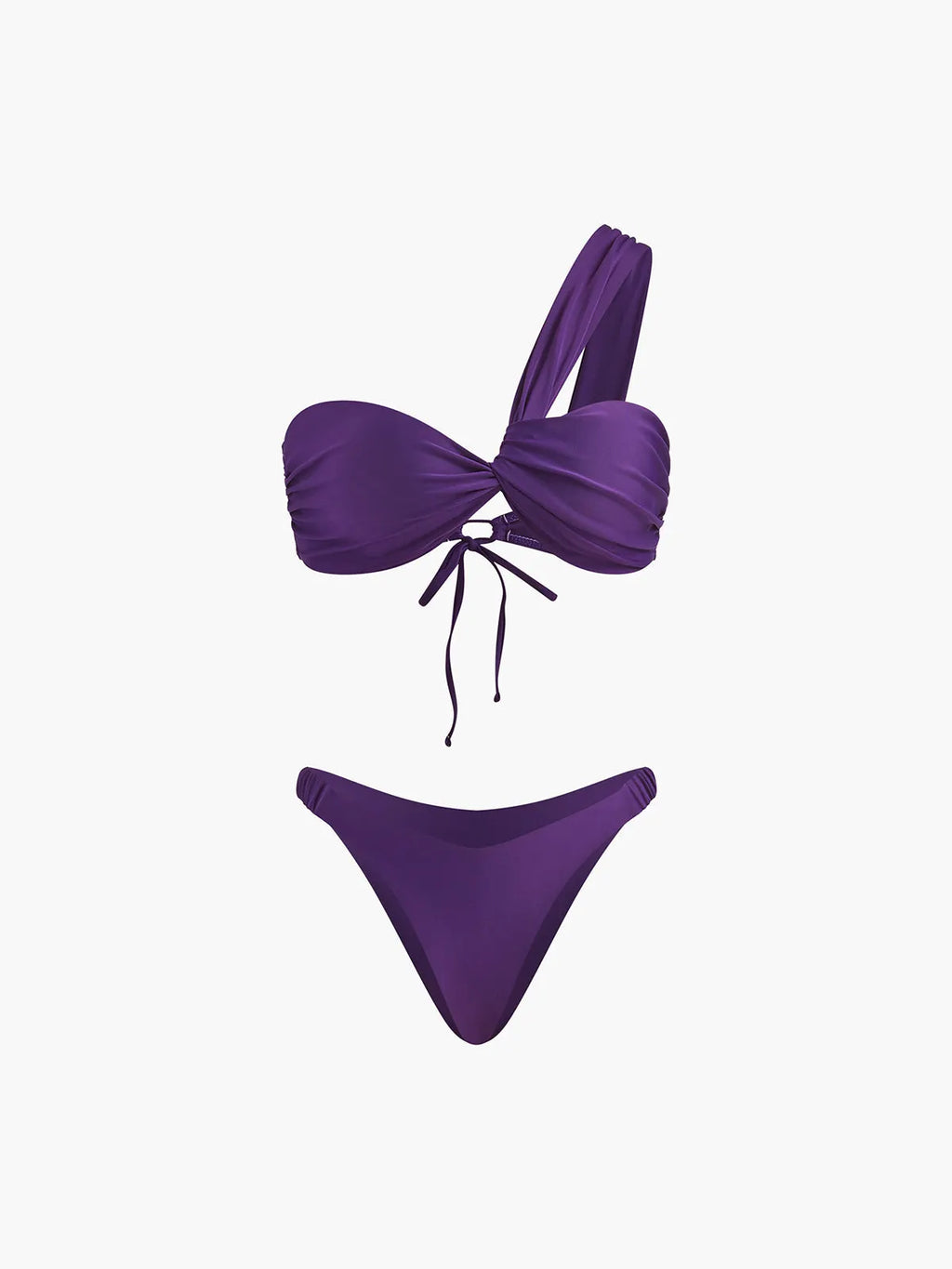 Asymmetrical String Bikini Set Flowering Girl