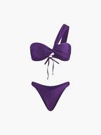 Asymmetrical String Bikini Set Flowering Girl