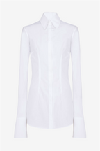 Zahra Gold Buttons Fitted Shirt Flowering Girl