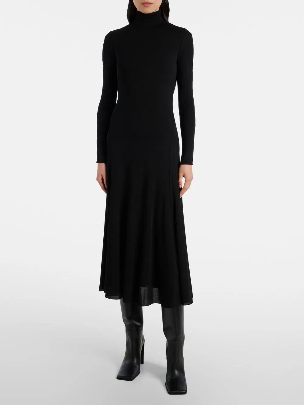 Mariella Black Long Sleeve Maxi Dress Flowering Girl