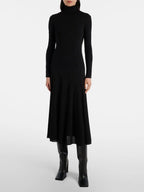 Mariella Black Long Sleeve Maxi Dress Flowering Girl