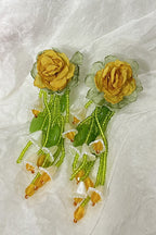 Makayla Floral Bead Earrings Flowering Girl
